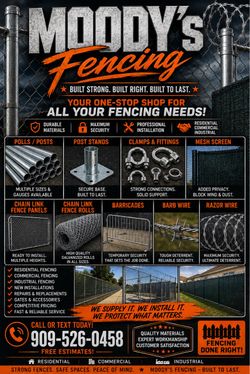 Chain link fence