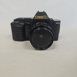 Canon T-70 35mm SLR Film Camera with Canon FD 24mm 1:2.8 Lens & Filter 811965-1