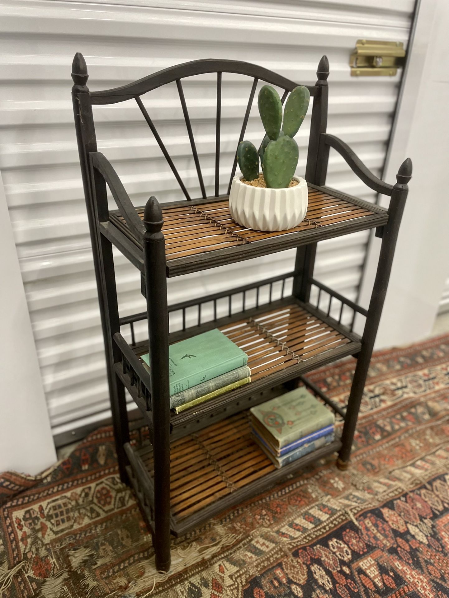 Small Rattan Foldable Shelf 