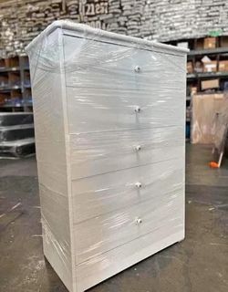 Cajonera Blanca De 5 Cajones