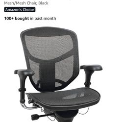 WorkPro® Quantum 9000 Series Ergonomic Mid-Back Mesh/Mesh Chair, Black - Storage Bin Moving Garage Sale