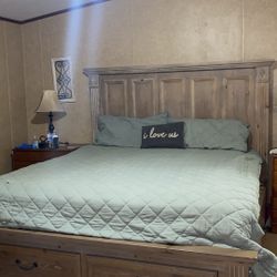 King Bed Purchased From Gallery Furniture 