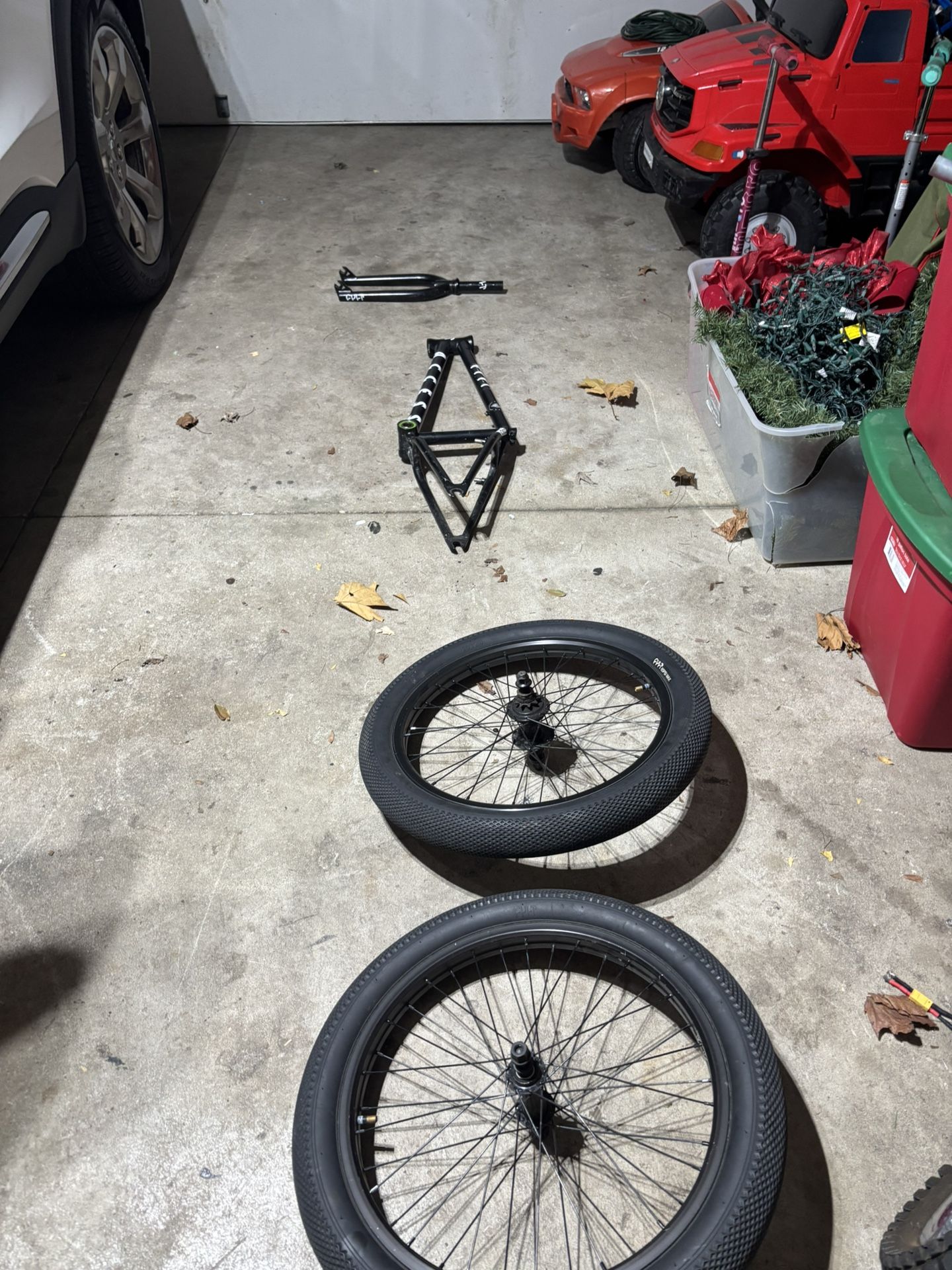 Cult BMX Frame 20 Inch With Fork And Wheels Used A Couple Times Negotiable Price