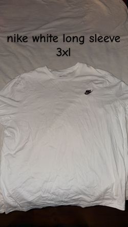 Nike long sleeve white 3xl