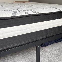 Queen Mattress and Frame for Sale