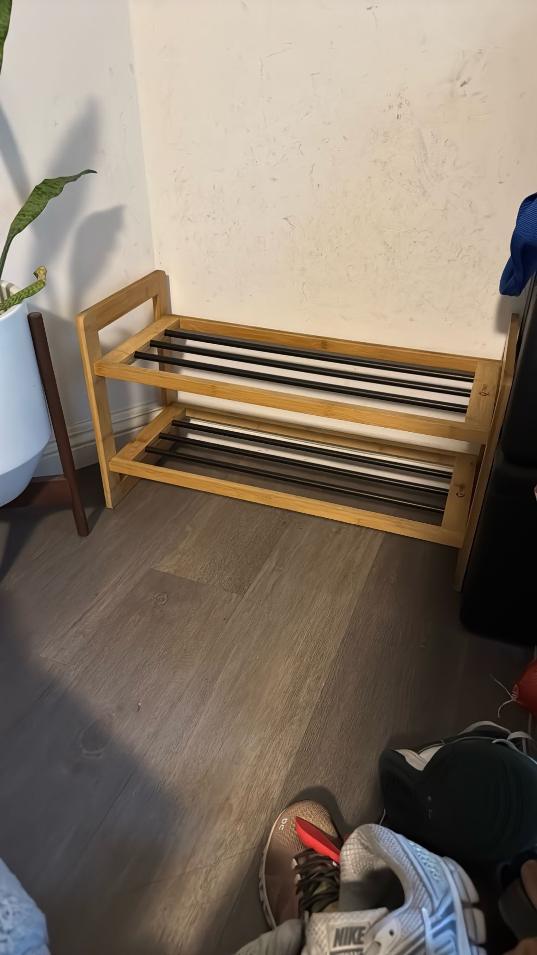 Shoe Racks Set Of 5 Stackable, Gently Used