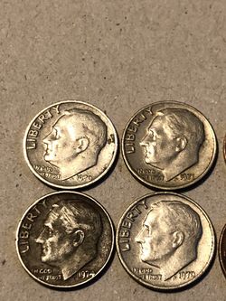 Rare No MM 1970s Pennys And Dimes