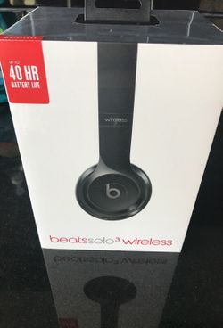 Beats solo 3 wireless gloss black sealed