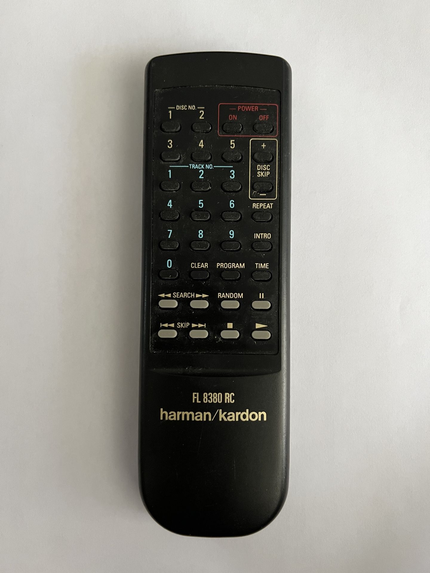 HARMAN KARDON FL 8380 RC REMOTE CONTROL for FL8330 FL8380