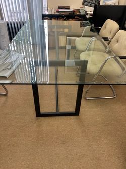 Mesa de vidrio glass table