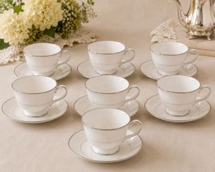 Vintage Noritake Envoy 6325 China Set – Cups, Saucers & Dinnerware