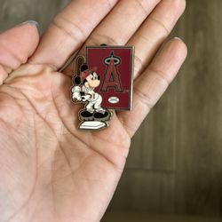 Mickey Mouse angels baseball pin