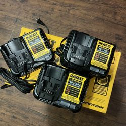 New DeWalt 4 AH Battery Chargers