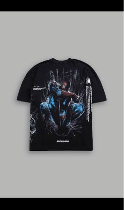 Darc Sport Spider-Man/ & /Black Suit Oversized Shirts