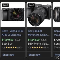 Sony a6400 + Lens 