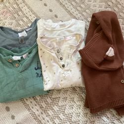Zara H&M 3t Boy Shirts And Sweater