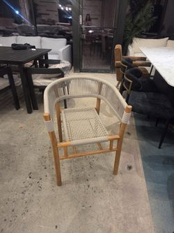 Brand New (Set of 8) Gorgeous Solid Teak Outdoor Dining Chairs ~ Delivery available 