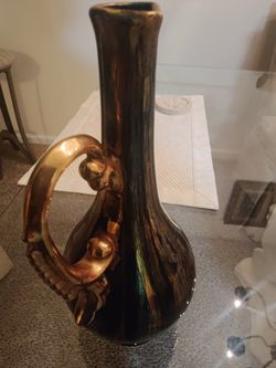 Collector's Item, A Rare Fancy Bottle. If You want Something Odd And Beautiful, This Classy Vase Type Bottle Is For You.