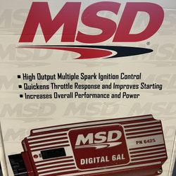 MSD 6AL Ignition Box NEW