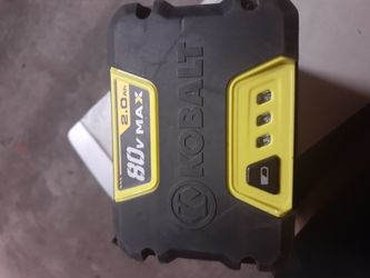 Kobalt 80v max quick charge battery