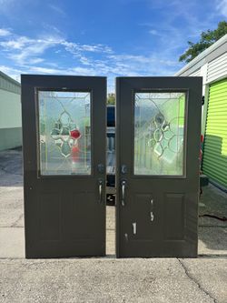 Exterior double door set 71x78.5