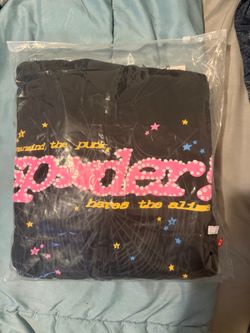 Spider Worldwide Graphic Hoodie Black