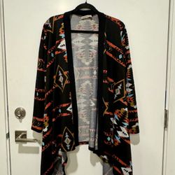 Tribal Print Cardigan 
