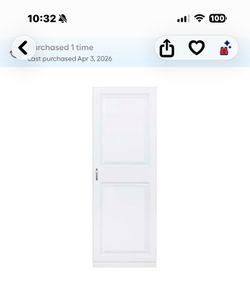 Tall white Cabinet