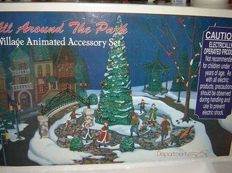 All around the park.. skaters skate around ring