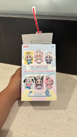 The monsters and hello kitty and friend