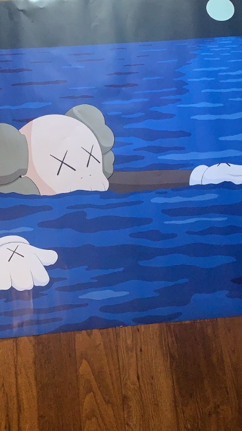 KAWS tide poster (4 Feet Wide)