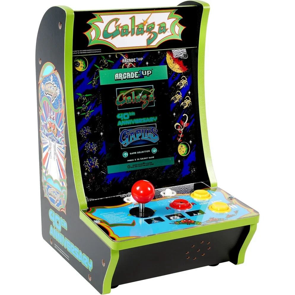 (NEW) Arcade1Up 40th Anniversary Galaga Counter-Cade Arcade Video Game Machine #/3000