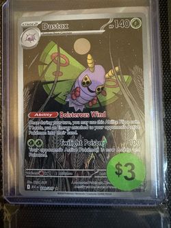 Dustox 220/217 Pokémon Card ASC Illustration Rare