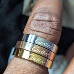 3 Band Rings Cartier 