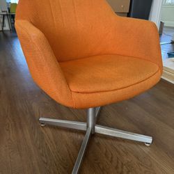 Orange Mid-Century Chair