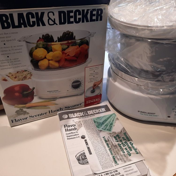 Black and Decker Food Steamer and Rice Cooker-New for Sale in Brookfield,  WI - OfferUp