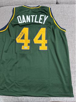 Adrian Dantley Signed Autograph Custom Jersey - Beckett COA- Notre Dame Irish