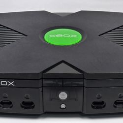 Original Microsoft Xbox console without accessories