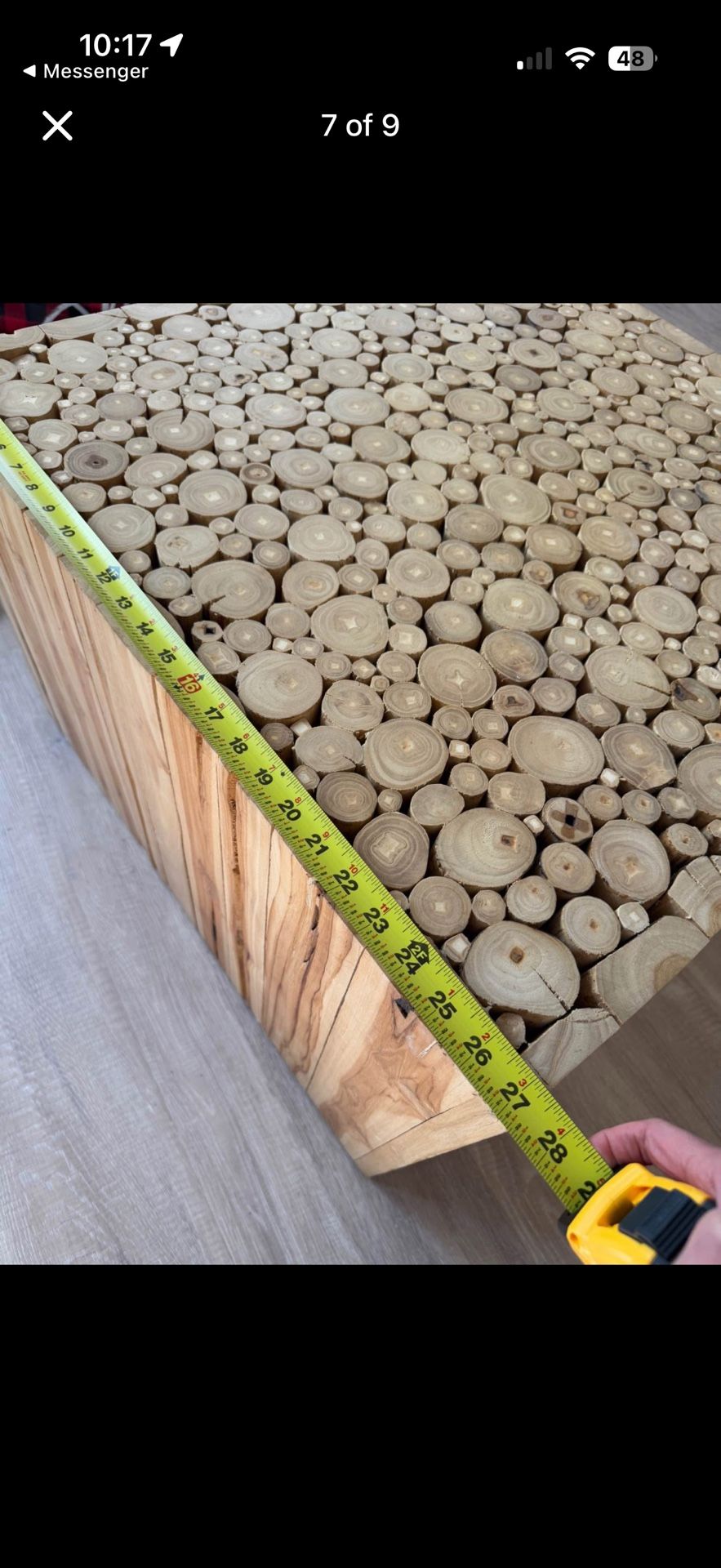 Birch Wood coffee table