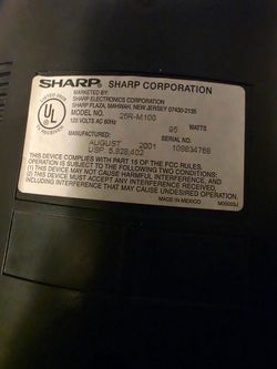 Sharp 25 in crt tv