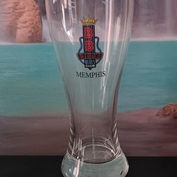 BB King's Blues Club Memphis Logo Pilsner 20 Oz. Glass 