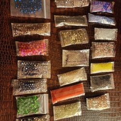 Multi Sizes Colors Beads Lot Crafts 