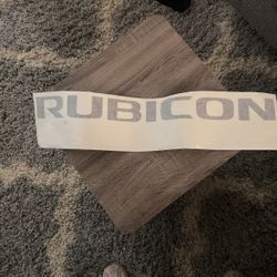 Jeep Rubicon Hood Decals 