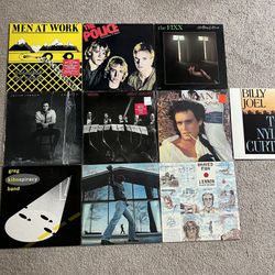 Lot Of 10 Vintage Vinyl Record Albums 