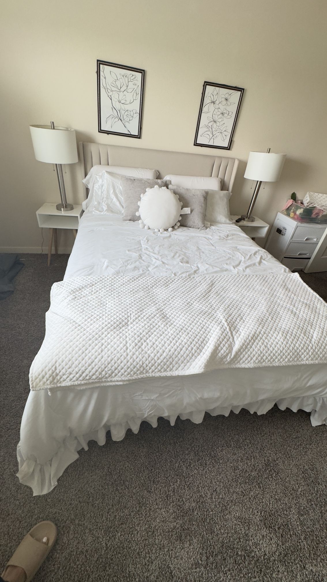 Bed, Bed Frame And Mattress