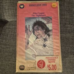 Alice Cooper the Nightmare VHS