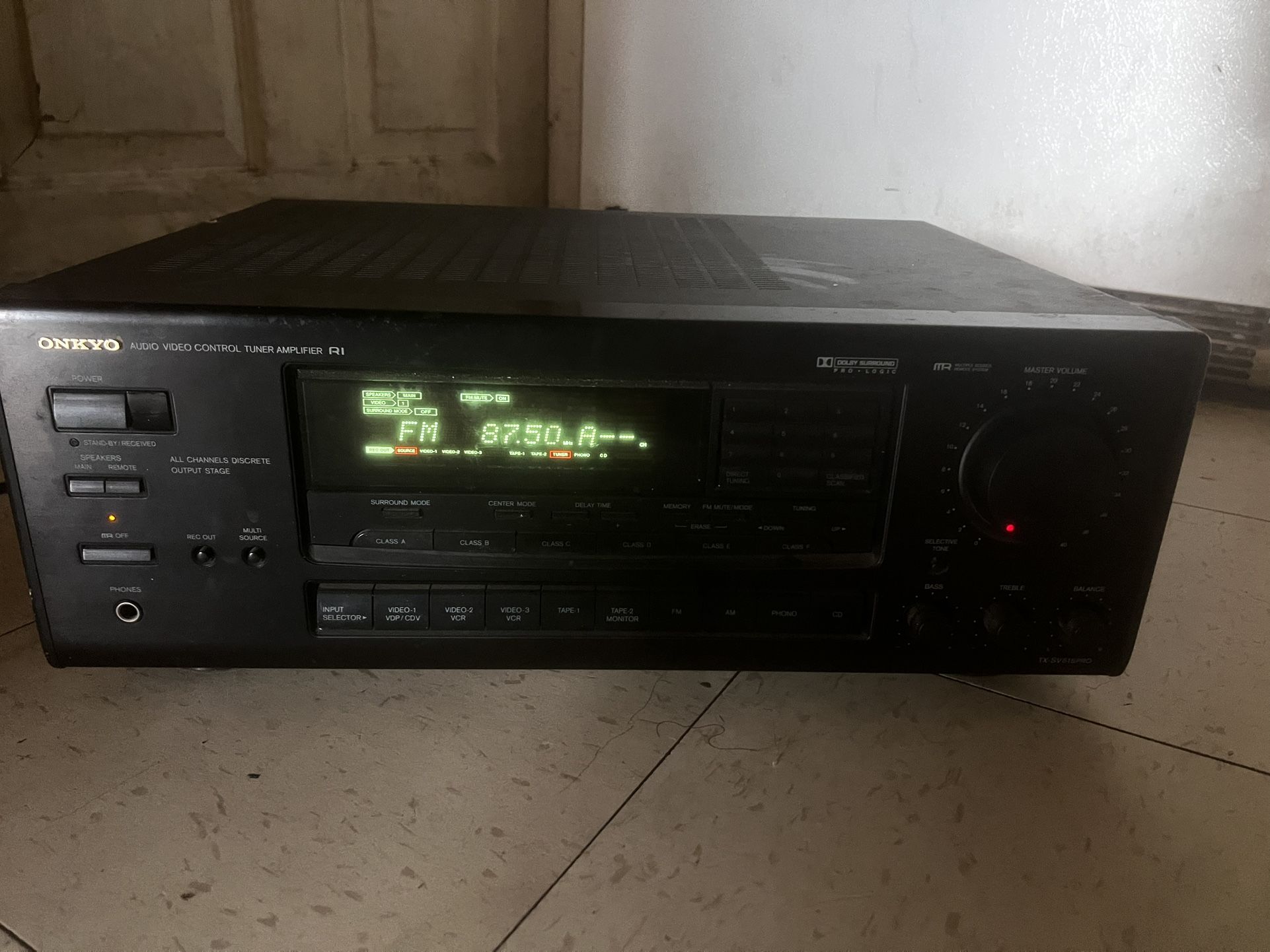 Onkyo R1 Komplett Anlage, Verstärker, Tuner, Cassette – Bang Bus