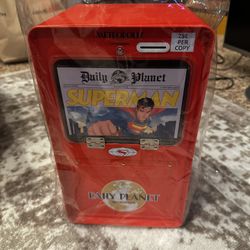 Superman Daily Planet, exclusive, popcorn, bucket Retro Dc Comics ,