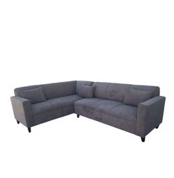 BRAND NEW 7X9FT SECTIONAL COUCHES, Annapolis GRANITE FABRIC. CUSTOM MADE AVAILABLE