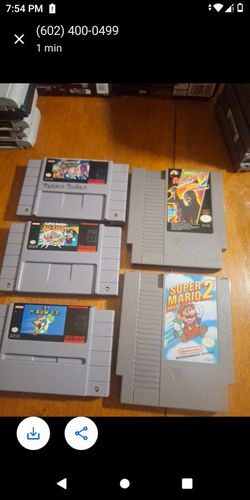 Nintendo games $20 each pick up in Glendale near 51st avenue and Greenway